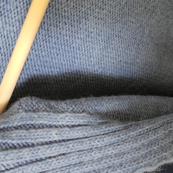 ASOS Design V-Neck Cardigan Puff Sleeve Blue UK 16 | US 12 NEW NWT - Picture 12 of 15